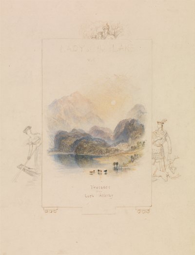 Design for an Illustration for Walter Scott